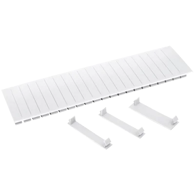 Заглушка 12 модулей белая IEK YZM10-12-K01 фото 1