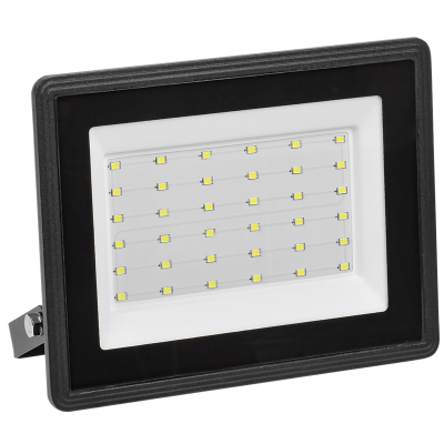 Прожектор СДО 06-50 светодиодный черный IP65 6500K IEK LPDO601-50-65-K02 фото 1