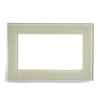 Рамка 2-местная (без перемычки), стекло, серия Катрин, GFR00-7012-07, дымчатый STEKKER 49041 фото 1