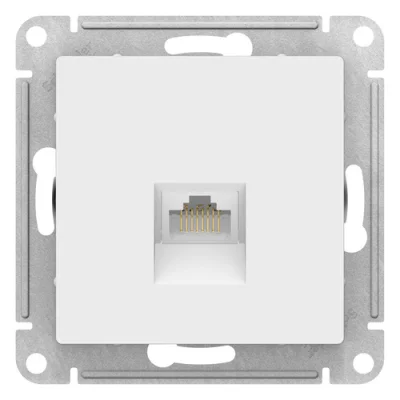 ATLASDESIGN РОЗЕТКА компьютерная RJ45, кат. 5Е, механизм, ЛОТОС Systeme Electric ATN001383 фото 1