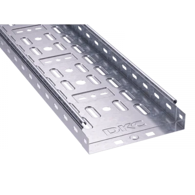 Лоток листовой перфорированный S5 200х50 мм L2000 оцинкованный DKC 35254 фото 1