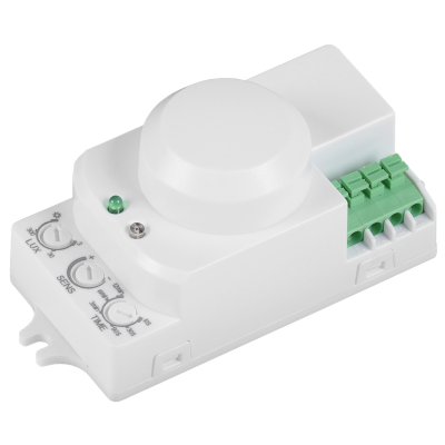 Датчик движения ДД-МВ 201 белый, 1200Вт, 360 гр.,8М,IP20, IEK LDD11-201MB-1200-001 фото 1