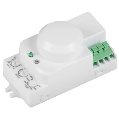 Датчик движения ДД-МВ 201 белый, 1200Вт, 360 гр.,8М,IP20, IEK LDD11-201MB-1200-001 фото 1