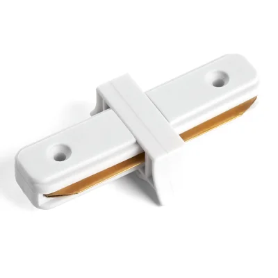 Коннектор прямой для шинопровода, белый, LD1000 для CAB1003 Feron 10314 фото 1