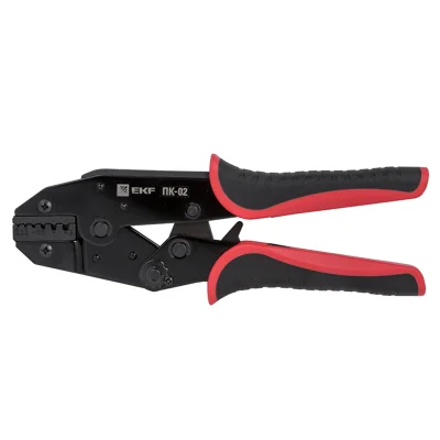 Пресс-клещи ПК-02 ( 0.25-6.0 мм2 НШвИ НШв) Expert EKF pk-02-exp фото 1