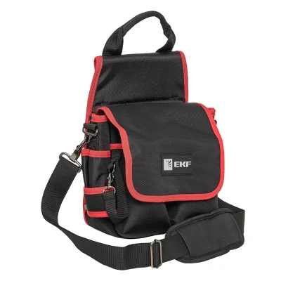 Сумка монтажника поясная с крышкой и ремнем С-14 Professional EKF C-14 фото 1
