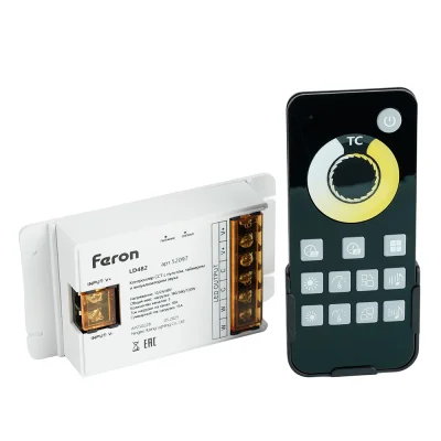 LD482 Контроллер CCT с пультом, таймером и визуализатором звука 12-24-48V Артикул Feron 52097 фото 1