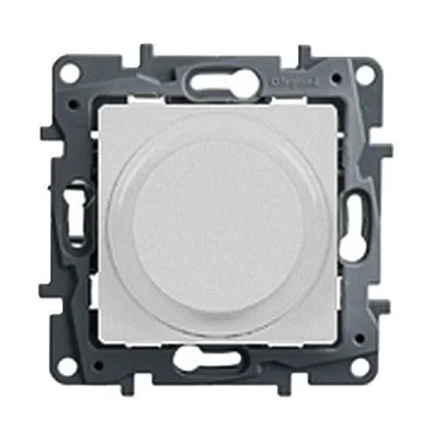 Etika Белый Светорегулятор поворотный, 300Вт, без нейтрали Legrand 672219 фото 1