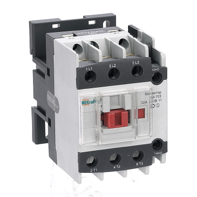 Контактор 32А 220В АС3 1НО+1НЗ КМ-103 DEKraft 22123DEK фото 1