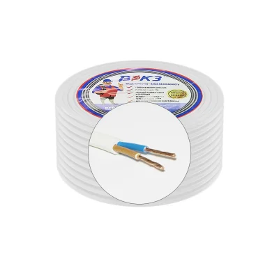 Провод ПВС 2х0,75 380 В (бухта 100 м) ВЭКЗ EDS003280 фото 1