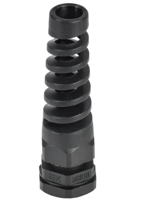 Сальник MGR 18 с гибким отводом d=5-10мм IP68 черный IEK YSA23-08-18-68-K02 фото 1