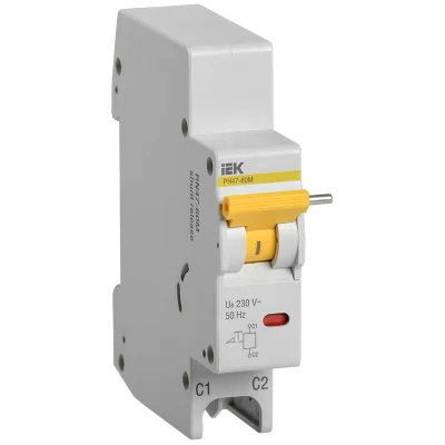 Расцепитель независ. РН47-60М на DIN-рейку для ВА47-60M IEK MVA31D-RN-1 фото 1