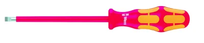 160 i SL VDE Отвёртка диэлектрическая шлицевая, 0.4 x 2.5 x 80 мм Wera WE-006100 фото 1