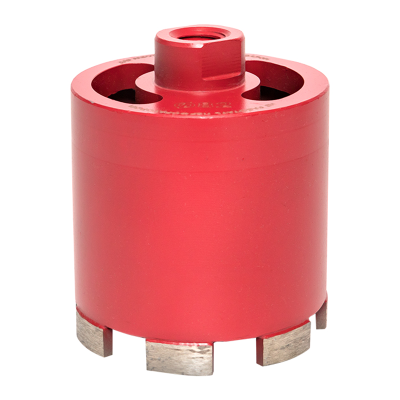 Коронка алмазная для дрелей с микроударом (верхнее пылеудаление) DCH-82MHS Micro Hit Laser M16 P EKF фото 1