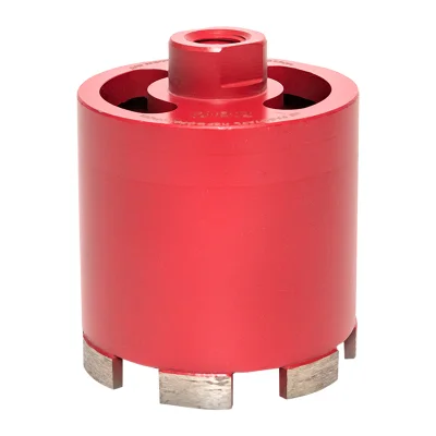 Коронка алмазная для дрелей с микроударом (верхнее пылеудаление) DCH-82MHS Micro Hit Laser M16 P EKF фото 1