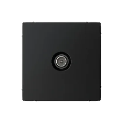 ARTGALLERY TV РОЗЕТКА оконечная 1DB, механизм, КАРБОН Systeme Electric GAL001091 фото 1