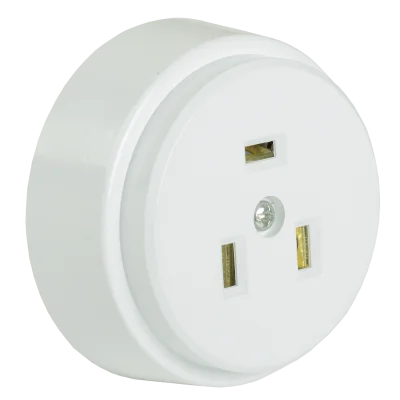 РПпл10-01-Ст Розетка разборная для плиты с з/к о/у 32А белая IEK ERP10-32-01-K01 фото 1