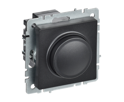 BRITE Светорег. пов-наж. 600Вт СС10-1-0-БрЧ черн. IEK BR-D20-0600-K02 фото 1