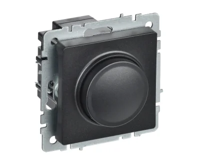 BRITE Светорег. пов-наж. 600Вт СС10-1-0-БрЧ черн. IEK BR-D20-0600-K02 фото 1