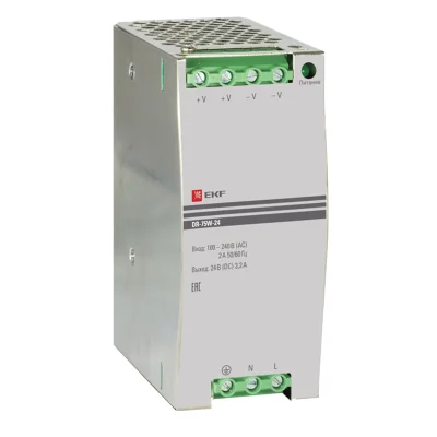 Блок питания 24В DR-75W-24 PROxima EKF dr-75w-24 фото 1