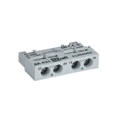 Контакт доп. фронтальный 2НО для ВА-431 DEKraft 21268DEK фото 1