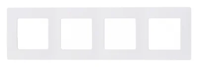 Рамка 4 поста - Etika - белый Legrand 672504 фото 1