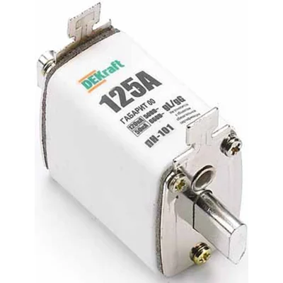 Предохр. ножевой 33, габарит 00, 125А ПН-101 DEKraft 21307DEK фото 1