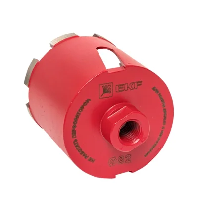 Коронка алмазная для дрелей с микроударом DCH-82MH Micro Hit Laser M16 EKF dch-82-mh-m16 фото 1