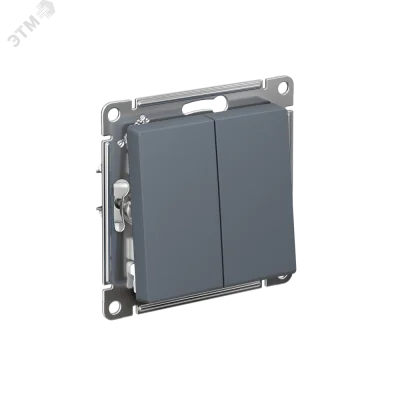 AtlasDesign Грифель Переключатель 2-клавишный перекрестный, 2 x сх. 7, 10АХ, механи Systeme Electric фото 1
