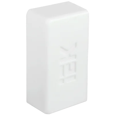 Заглушка КМЗ 80х40 белый (4шт/компл) IEK CKMP10D-Z-080-040-K01-R фото 1