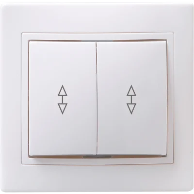 KVARTA Выключ. 2-кл. прох. 10А ВСп10-2-0-КБ бел. IEK EVK22-K01-10-DM фото 1