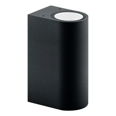 Светильник садово-парковый, 230V 2*GU10, DH015, черный (на стену) Feron 11883 фото 1