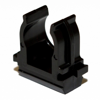 Держатель с защелкой, д.16мм, черный DKC 51016N фото 1