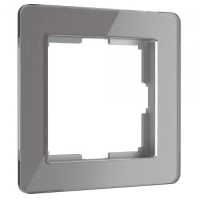 Рамка на 1 пост Acrylic графит W0012704 Werkel a059319 фото 1