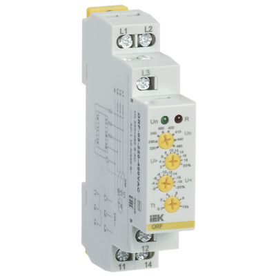 Реле фаз ORF-05 3ф. 220-460В AC IEK ORF-05-220-460VAC фото 1