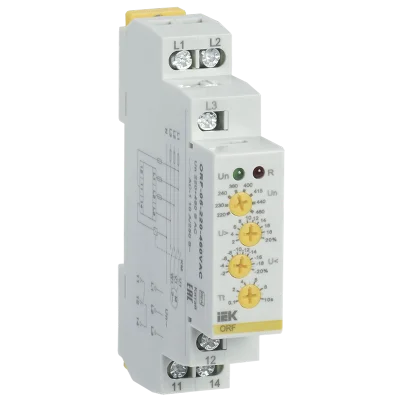 Реле фаз ORF-05 3ф. 220-460В AC IEK ORF-05-220-460VAC фото 1
