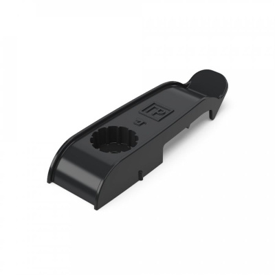 Держатель плоского кабеля односторонний для прямого монтажа на 2 места чёрный (30шт/840шт уп/кор) Пр фото 1