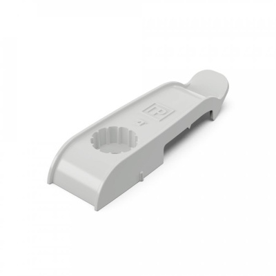 Держатель плоского кабеля односторонний для прямого монтажа на 2 места серый (30шт/840шт уп/кор) Про фото 1