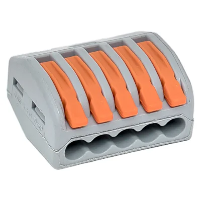 Клемма СМК 222-415 с рычагом 5 отверстий блистер PROxima EKF plc-smk-415b-20 фото 1