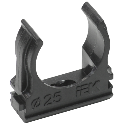 ELASTA Держатель с защелкой CF25 черный IEK CTA10D-CF25-K02-100 фото 1