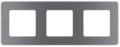 Рамка 3 поста - Inspiria - дымчатый Legrand 673957 фото 1