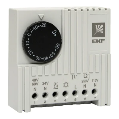 Термостат NO/NC (охлаждение/обогрев) на DIN-рейку 5-10A 230В IP20 PROxima EKF thermo-no-nc-din фото 1