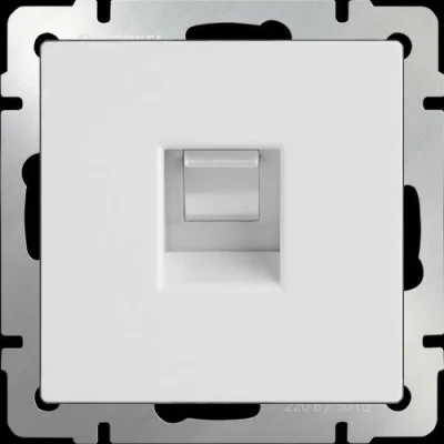 Розетка Ethernet RJ-45 (белая) W1181001 Werkel a051136 фото 1