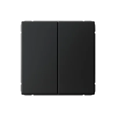 ARTGALLERY 2-клавишный ВЫКЛЮЧАТЕЛЬ, сх.5, 10АХ, механизм, КАРБОН Systeme Electric GAL001051 фото 1