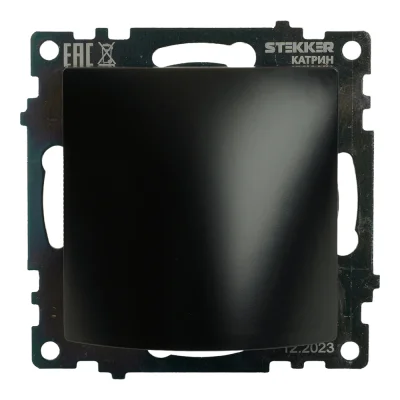 Кабельный вывод (механизм), серия Катрин, черный, GLS00-7116-05 STEKKER 49466 фото 1