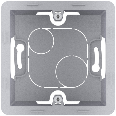 Коробка накладного монтажа - 1 пост - INSPIRIA - алюминий Legrand 673982 фото 1