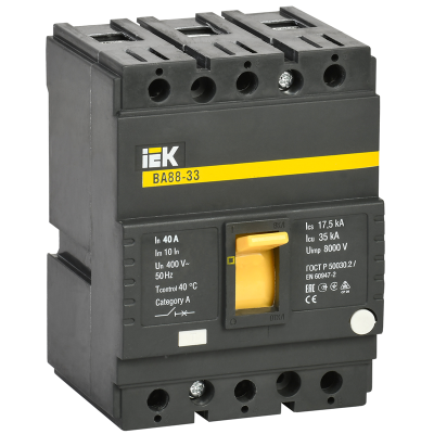 Авт. выкл. ВА88-33 3Р 40А 35кА IEK sva20-3-0040 фото 1
