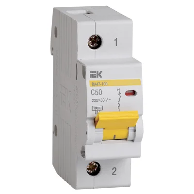 KARAT Авт. выкл. ВА47-100 1P C 50А 10кА IEK MVA40-1-050-C фото 1