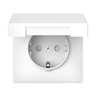 ARTGALLERY РОЗЕТКА с заземл. со шторк. с крышкой, 16А, IP20, механизм, ЛОТОС GAL001 Systeme Electric фото 1