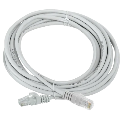 Шнур коммутационный кат. 5Е UTP 10м серый GENERICA PC01-C5EU-10M-G фото 1